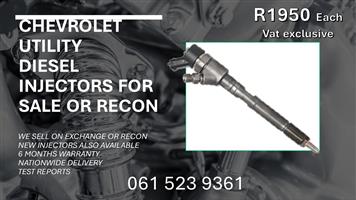 CHEVROLET UTILITY DIESEL INJECTORS FOR SALE TEST 
