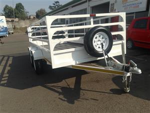 4 METER BRAKED DOUBLE AXLE GOODS TRAILER 3 TON