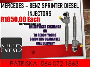 MERCEDES SPRINTER DIESEL INJECTORS FOR SALE