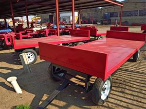 New twin turntable crate carts