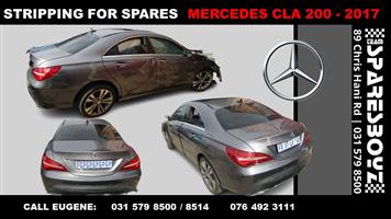 STRIPPING MERCEDES CLA 200 FOR SPARES AND REPLACEMENT PARTS