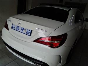 2017 Mercedes Benz CLA200 AMG  White, Automatic, Petrol Service book, sunroof, leather interi