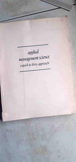 Applied management science - Rick Hesse, Gene Woolsey