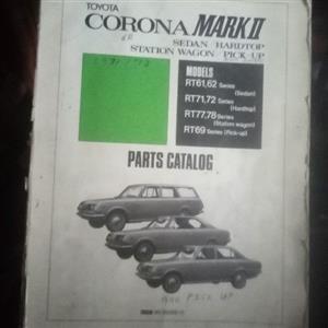 Corona parts book