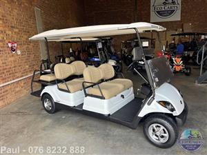 YAMAHA SIX SEATER GOLF CART SHUTTLE FOR SALE - PETROL - PERFECT FOR RETIREMENT VILLAGE / RESORT