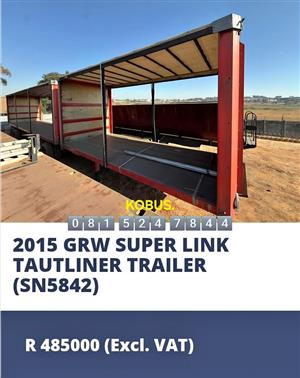 2015 GRW  SUPERLINK TAUTLINER