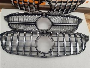 Mercedes benz W205 diamond and gt grill