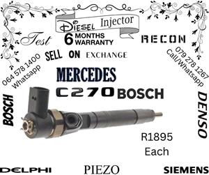 Bosch Mercedes C270 diesel injectors