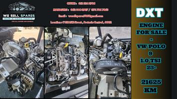DXT ENGINE H/B/S FOR SALE - VW POLO 9 1.0 TSI 