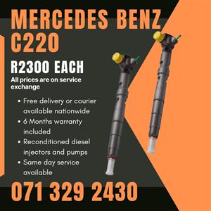 MERCEDES BENZ C220 INJECTORS FOR SALE WITH WARRANTY 