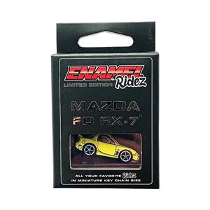 Mazda FD RX-7 Yellow - Die-Cast Enamel Keychain