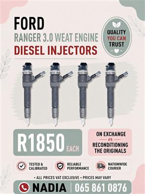 FORD RANGER 3.0 DIESEL INJECTORS FOR SALE