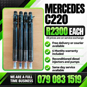 MERCEDES BENZ C220 INJECTORS FOR SALE WITH WARRANTY 