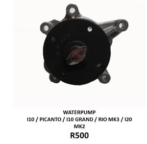 WATER PUMP *NEW* - I10 / PICANTO / I10 GRAND / RIO MK3 / I20 MK2