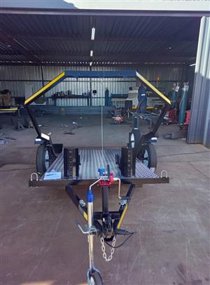 Easy loader bike trailer