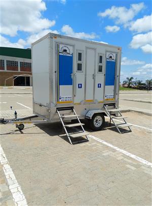 Mobile VIP toilets and freezer 4 hire