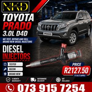 Toyota Prado 3.0L Diesel Injectors 