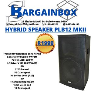 HYBRID SPEAKER PLB12 MKII