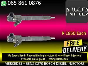 MERCEDES C270 BOSCH DIESEL INJECTORS