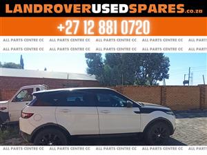 Range Rover Evoque stripping for used spares and used parts 