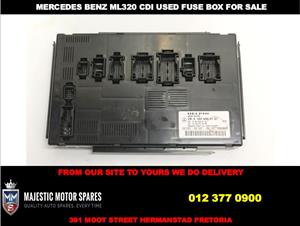 Mercedes Benz ML320 CDI used front and rear sam unit fuse boxes for sale 