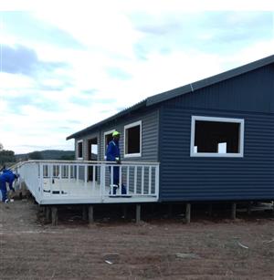 Wooden and nutec houses