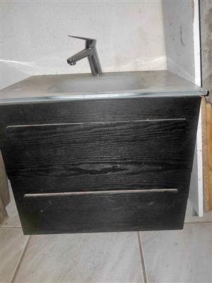 Bathroom Vanity Cabinet + Basin + Tivolli Tap