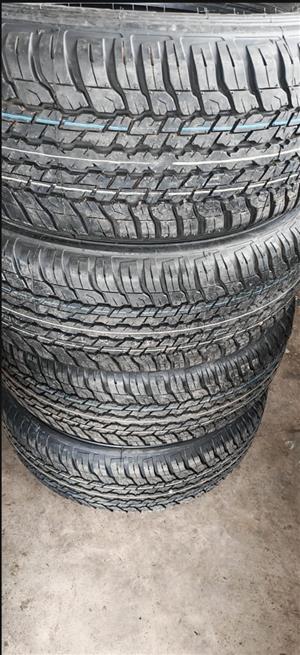 265/60/18  Dunlop Grandtrek AT25 brand new set for