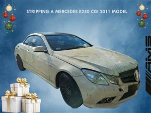  STRIPPING MERCEDES E250 CGI 2011 – PARTS AVAILABLE 