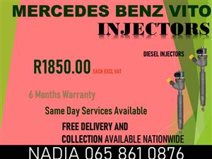 VITO MERCEDES BENZ DIESEL INJECTORS FOR SALE OR TO RECON