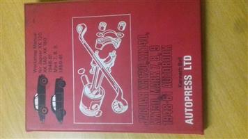 Jaguar XK120 , XK140 ,XK150 , Mark 7,8,9 Workshop Manual