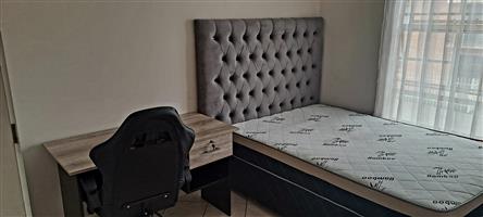 Double bed with headboard for sale 
