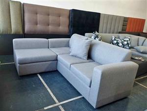 L-shaped extended armrest couch