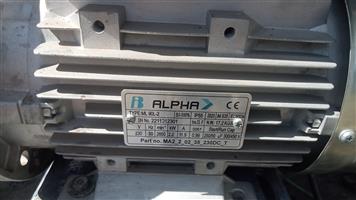 2 phase electric motor 