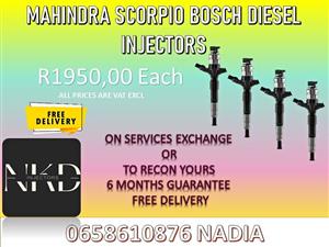 MAHINDRA SCORPIO DIESEL INJECTORS FOR SALE WE ALSO RECON
