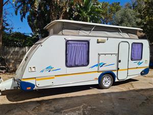 Sprite Splash Caravan with island bed