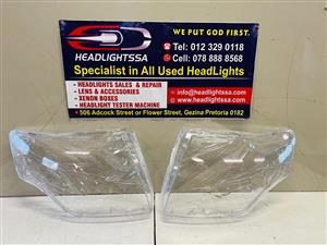 Mitsubishi Pajero left and right side headlight replacement lens 