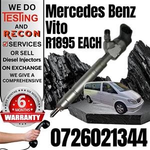 Mercedes Benz Vito diesel injectors for sale