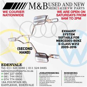 Exhaust System (Second Hand) Suitable for Mercedes-Benz E-Class W