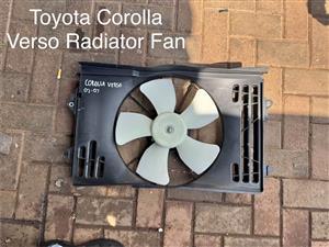 Toyota Corolla Verso Radiator Fan