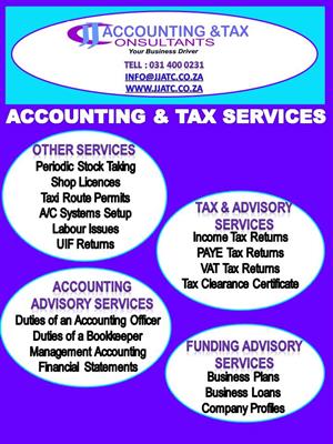 Company Registration, TAX, VAT, Co. Re-instatements, SARS Audits, Payroll & BEE