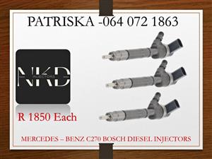 MERCEDSE C270 DIESEL INJECTORS FOR SALE OR TO RECON