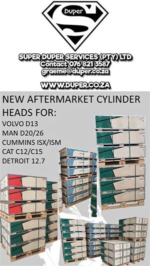 NEW AFTERMARKET CYLINDER HEADS