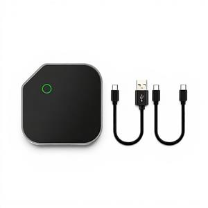 Mini S3 Wireless Apple CarPlay & Android Auto Adapter - Metal Case Glass Panel USB-C Plug And Play Converter