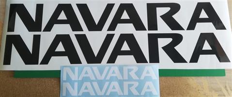 Nissan Navara decals stickers vinyl cut graphics