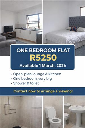 One bedroom flat King Williams Town