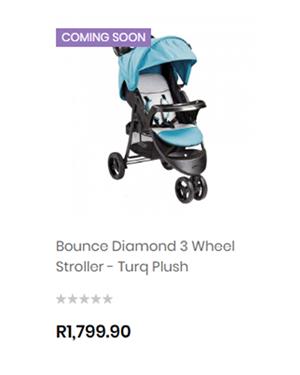 bounce 3 wheel stroller