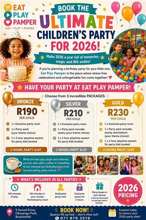 Birthday party venue 