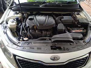 2013 KIA OPTIMA 2.0 GDI AUTOMATIC   WHITE COLOR  LEATHER INTERIOR SUNROOF PETROL, 