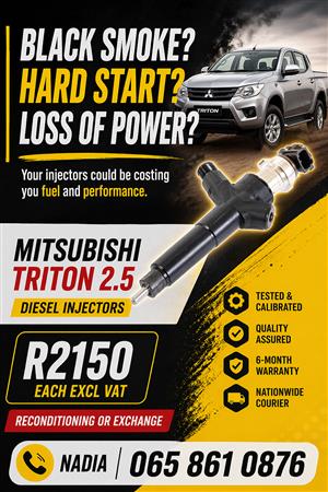 MITSUBISHINTRITON 2.5 DIESEL INJECTORS FOR SALE
